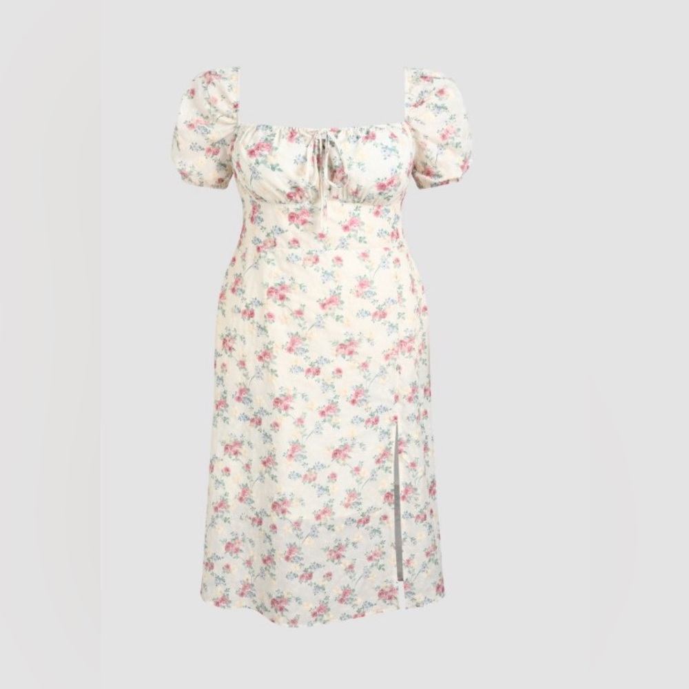 Cider Floral Puff Sleeve Dress - never worn!